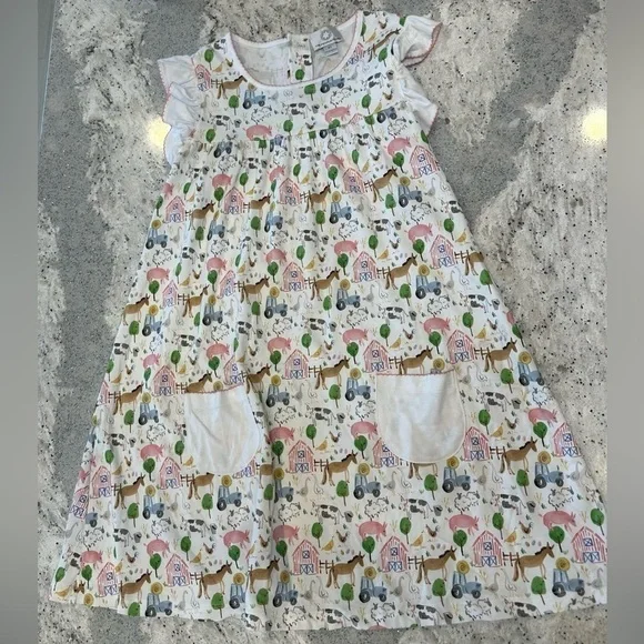 The Proper Peony Yoke Farm Dress Size 8 - Picture 5 of 7